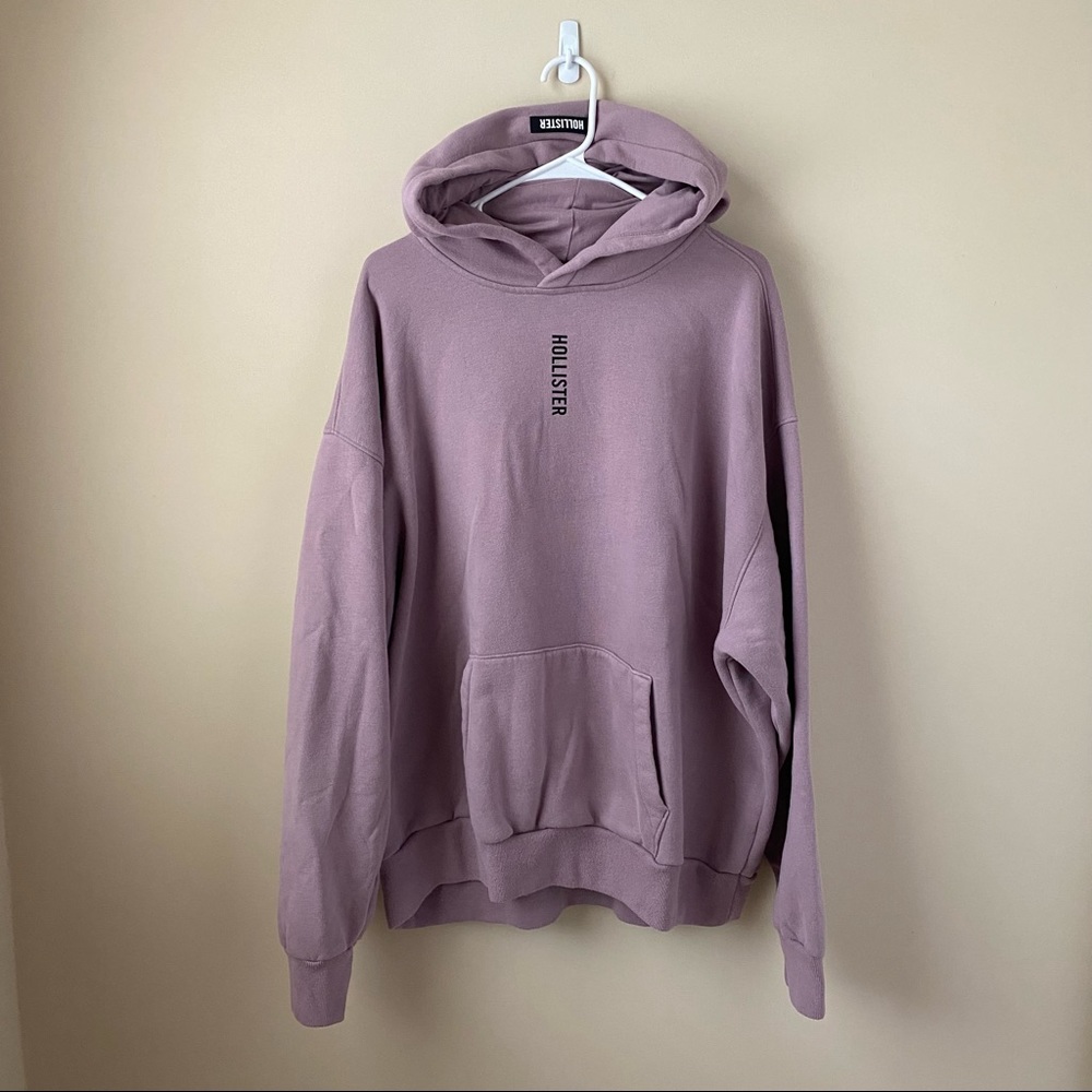 Hollister Oversized Purple Hoodie